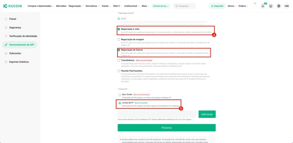 Api Kucoin trading spot royal q