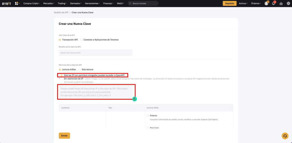 Crear API Bybit Royal Q