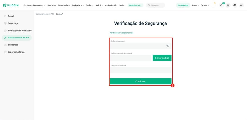 Verificar APi Kucoin Royal Q
