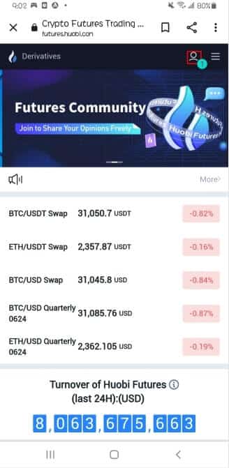 Conectar HTX huobi a Royal Q