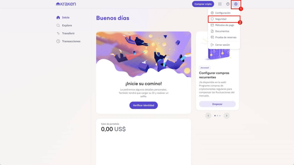 Kraken seguridad Api Royal Q